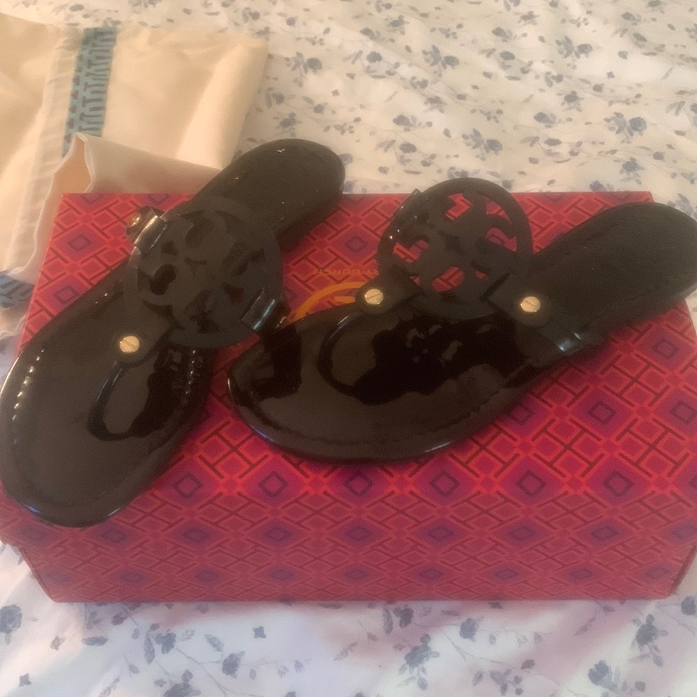 Tory Burch Patent Calf Miller Sandal